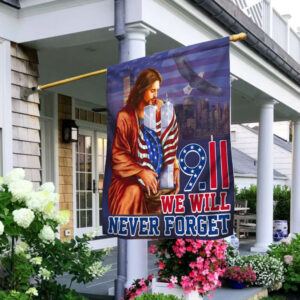 9.11 Flag America Patriot Day Flag We Will Never Forget LNT320F