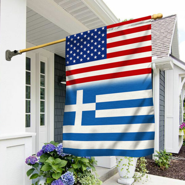 Greek And American Flag Greece USA TQN320Fv3