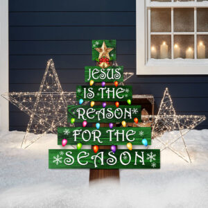 Christmas Metal Sign Jesus Is The Reason For The Season BNN526MS