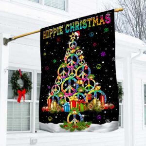 Hippie Christmas Flag BNN535F