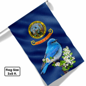 Idaho Flag The State Bird Mountain Bluebird BNN558F