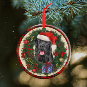Labrador Retriever Ceramic Ornament Dog Lover Christmas Ornament QTR330Ov2