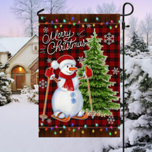 Snowman Christmas Flag Merry Christmas TQN569F
