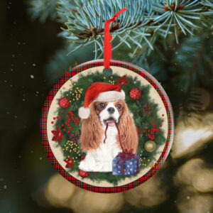 Cavalier King Charles Spaniel Ornament Dog Lover Christmas Ornament QTR321Ov12