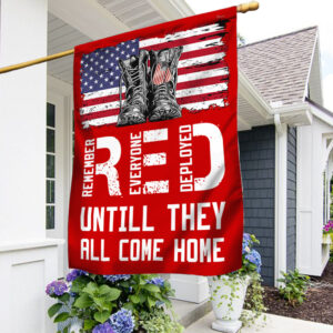 Remember Everyone Deployed Red Friday Flag BNN610F