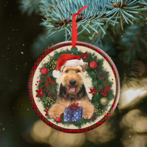 Welsh Terrier Ornament Dog Lover Christmas Ornament QTR330Ov6