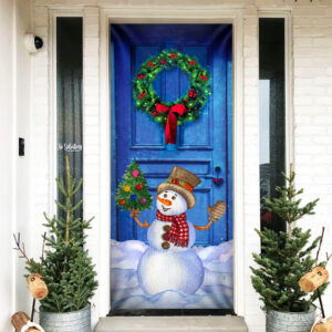 Christmas Snowman Door Cover Happy Day LNT815D