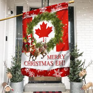 Canada Merry Christmas Eh Canadian Flag MLN803F