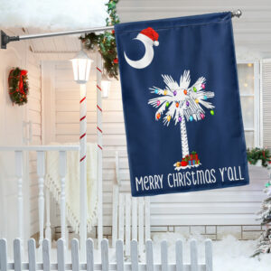 South Carolina Christmas Flag Merry Christmas Y'all 3-Day Shipping
