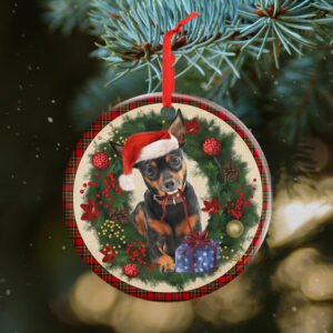 Miniature Pinscher Ornament Dog Lover Christmas Ornament QTR321Ov15