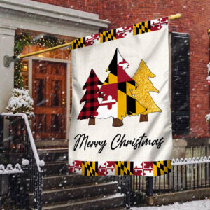Maryland Christmas Flag Christmas Tree Maryland Christmas Decor TQN730F