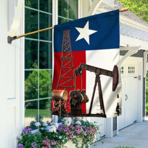 Oilfield Worker Texas Flag MLN835F