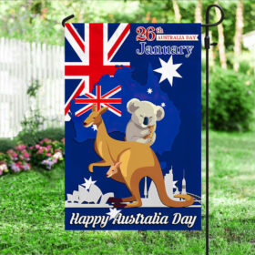 Happy Australia Day  26th January Flag MLN817F