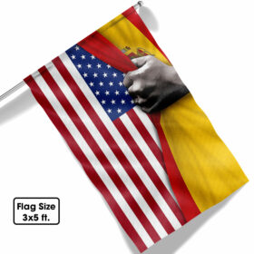Spanish And American Flag TQN822F