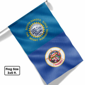 South Dakota And Minnesota Flag TQN1050F