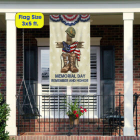 Memorial Day Flag Remember And Honor flag TQN1009Fv1