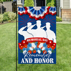 Memorial Day Flag Remember And Honor Thank You Veterans TQN1134F