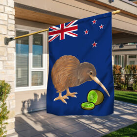 New Zealand Day Flag Kiwi Bird LNT846F