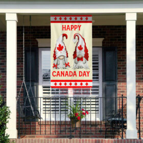 Happy Canada Day Gnomes Flag TQN1166F