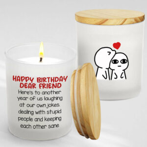 Best Friends Candle HPBD Gifts Lavender Vanilla 10oz Candle Cup