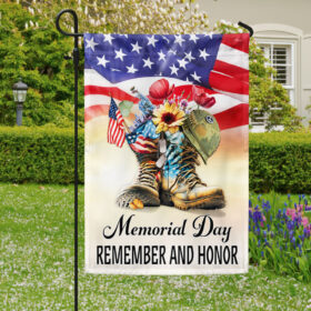 Memorial Day Flag Remember And Honor Thank You Veterans Boots TQN1144F