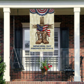Memorial Day Flag Remember And Honor Patriotic Flag TQN1009Fv2