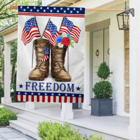 Veteran Boots Freedom Independence Day Patriotic Flag MLN1422F