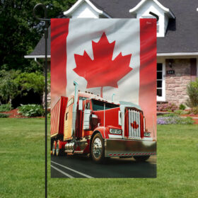 Canadian Truck, Trucker Canada Flag TPT881F