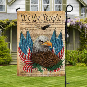We The People Eagle 4th Of July Independence Day Flag TQN1221F