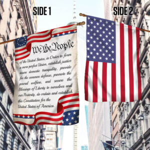 We The People Patriotic American Betsy Ross 1776 Two-Sided Flag TPT742Fv1