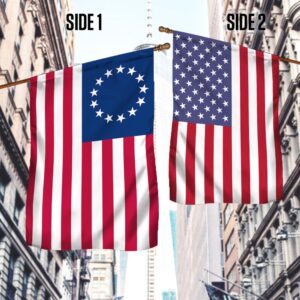 Betsy Ross American Two-Sided Flag TPT922Fv1