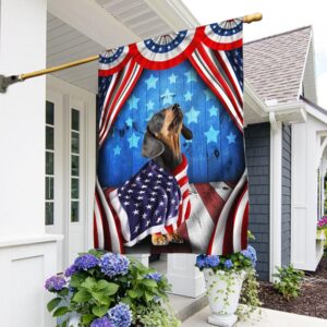 Happy 4th Of July. Dachshund Patriotic Dog, American Flag TPT898Fv4