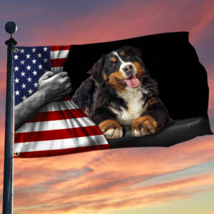 Dog Flag Bernese Mountain Dog Grommet Flag TRL772GFv31