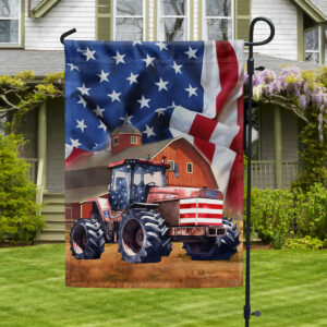 Farm Tractor American Flag MLN1573F