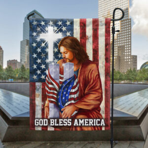 God Bless America Twin Tower 911 Patriot Day Flag MLN1611F