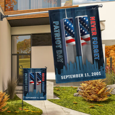 911 Patriot Day Never Forget September 11 Memorial Flag MLN1580F