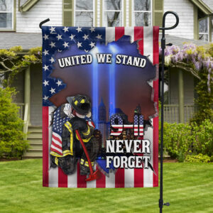 911 Never Forget Patriot Day United We Stand American Flag MLN1587F