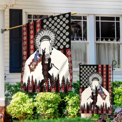Bigfoot Native American Flag MLN667F