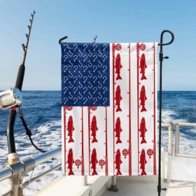 Fishing, Fish Stripes American Flag TPT986F