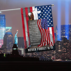 Never Forget 911 Flag September 11 Memorial American Flag TPT1009F