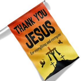 Thank You Jesus Christian Flag TQN1441F