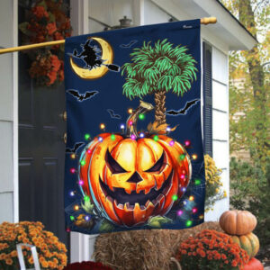 South Carolina Halloween Witch Pumpkin Fall Flag TPT1120F