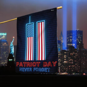 Patriot Day 911 Never Forget 9/11 September 11 Memorial Flag TQN1580F