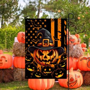 Halloween Pumpkin American Flag MLN1824F