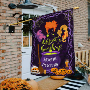 It's A Bunch Of Hocus Pocus Witch Pumpkin Halloween Flag TPT1123F