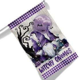 Halloween Witchy Gnomes Flag TQN1779F
