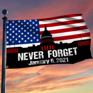 Never Forget January 6 2021, The Capitol Riot American Flag TPT1176GF