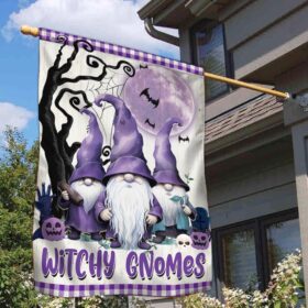Halloween Witchy Gnomes Flag TQN1779F