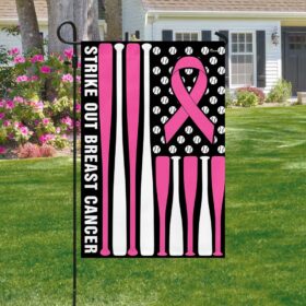 Strike Out Breast Cancer Flag TQN1685F