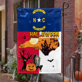 North Carolina State Halloween Flag Halloween In North Carolina Flag MLN1911F